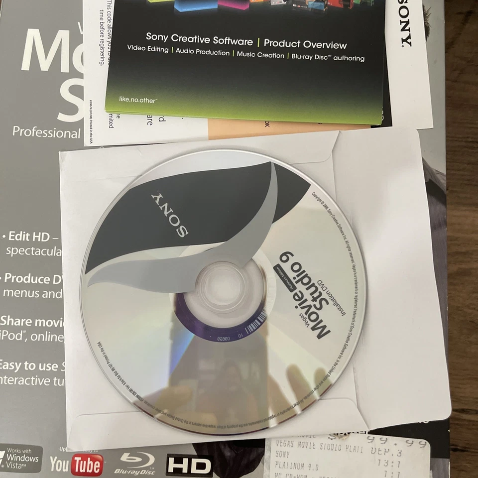 索尼 Vegas Movie Studio 9 白金版视频和原声带软件 — 第 4/4 张图片