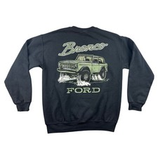 Ford Bronco Sweatshirt Men M Black Car Graphi...