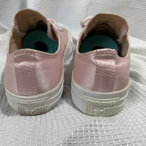 Converse Chuck Taylor’s Pink Satin/Shiny Women’s Size 7.5 Excellent Condition - Picture 6 of 7
