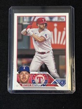 2023 TOPPS BASEBALL CARD UPDATE SERIES #US177 MITCH GARVER C RANGERS FREE SHIP