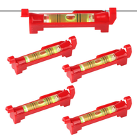 4 StüCk Schnurwasserwaage Profi Schnurlinien-Wasserwaage Spirit Level FüR Maurer