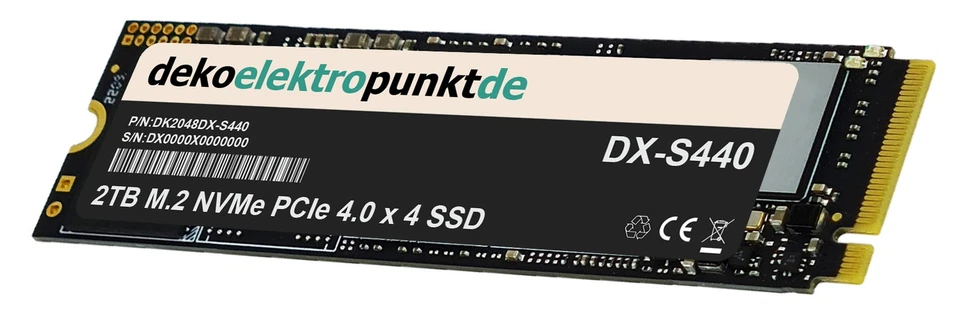 2TB M.2 NVMe Gen4 SSD Festplatte passend für Mac Pro Tower - Bild 3 von 3