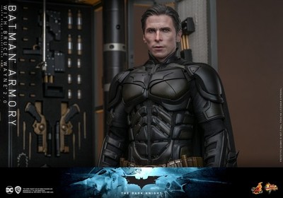 1:12バットマン・ダークナイトTHE BAT ARMOURY No shipper! Hot Toys MMS750 The Dark Knight 1/6 Batman Armory w