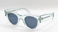 NEW CELINE CL40008I 86V TRANSPARENT BLUE AUTHENTIC SUNGLASSES 48-26