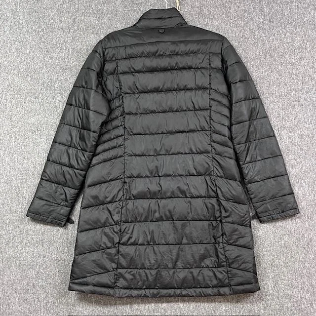 Casaco Kirkland Signature feminino médio preto acolchoado acolchoado termolite EcoMade - Imagem 2 de 4