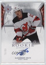 2021 Upper Deck Ultimate Collection Rookies 78/99 Alexander Holtz #199 Auto 0il7