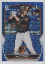 2023 Bowman Chrome Prospects Blue Shimmer Refractor /150 Max Wagner #BCP-8 b2t