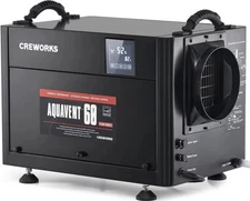 130 PPD Crawl Space Dehumidifier, Commercial Dehumidifier for Basement with Buil