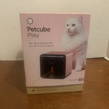 Petcube Play Smart Pet Camera with Interactive Laser Toy - Rose Gold NEW