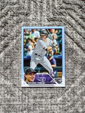 2023 Topps Michael Toglia RC #01/50 Father's Day Blue Border Variant PICTURES 😉