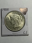 1935 P Silver Peace Dollar Lustrous UNC Better Date