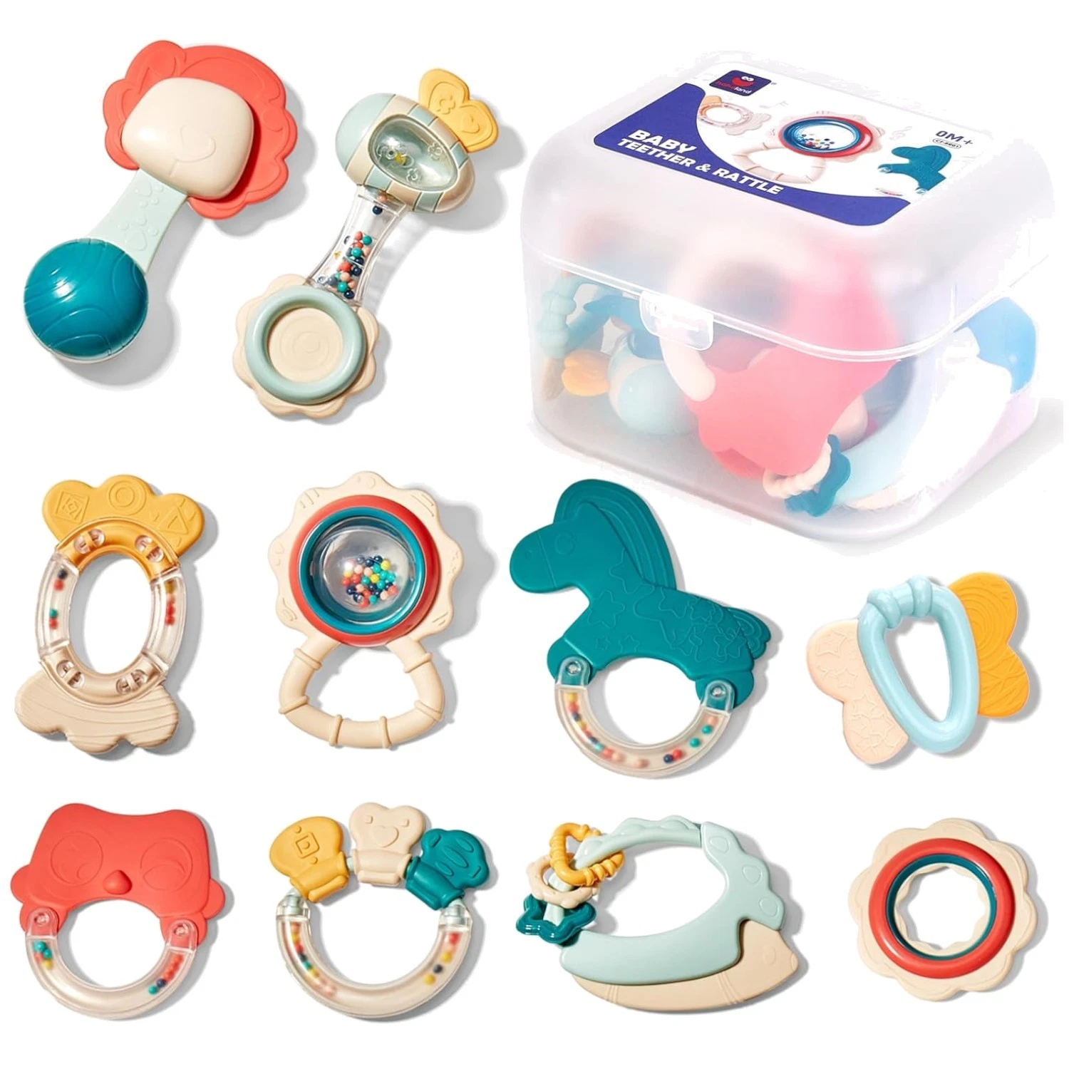 Infant Rattles Teething Toys Set
Opens in a new window or tab