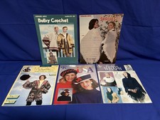 Vintage Mixed Brands Crochet & Knitting Leafl...
