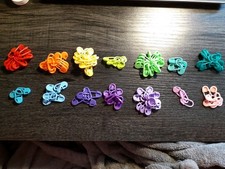 Lot of 118 Rainbow Stitch Markers Crochet Knitting