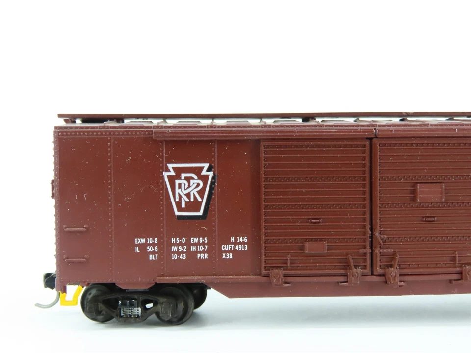 Coche de caja de doble puerta ferrocarril Pennsylvania Athearn PRR escala HO #58104 Foto 2 de 4