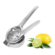 Stainless Steel Lemon Squeezer Heavy Duty Handheld Juicer with Large Bowl ...