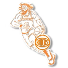 New York Knicks Jalen Brunson by Classic Magnets, 3.6" x 2.6"