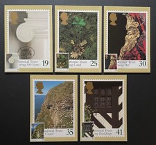 1995 National Trust PHQ cards Lot 4. FDI to Front. Unaddressed with Various SHS