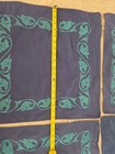 Set 4 Pier 1 Imports Blue Terquoise Coral Embroidered Cloth Linen Napkins Ocean — photo 7
