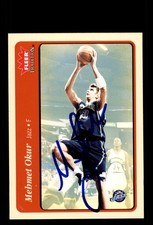 Signed Basketball Card Auto Mehmet Okur 2004-05 Fleer Tradition #173 Utah Jazz