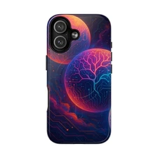 Colorful Cosmic Tough Magnetic Case, Astronaut Gift, Phone Protector, [...]