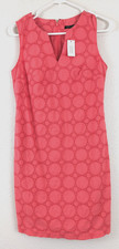 New Banana Republic sz 0 Pencil Dress salmon pink tank 100% cotton 3726