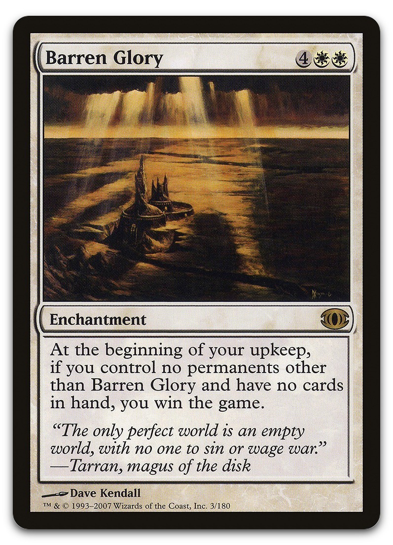 Barren Glory #3 (NM) Future Sight FUT Magic MTG