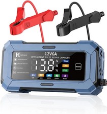 12v Smart Car Battery Charger Automatic Lifepo4 Repair Maintainer Trickle