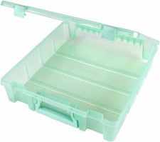 Artbin 6955RJ Super Satchel 1-Compartment Box, Art  Craft Organizer, 1-Pack, Tr