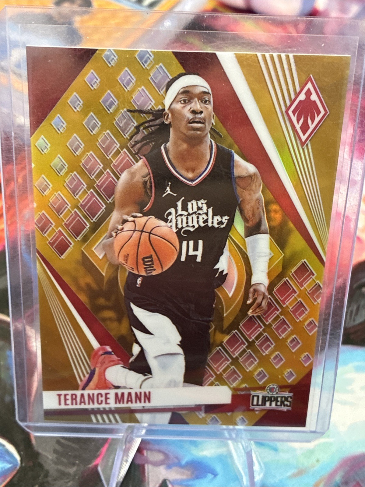 Panini 2023-24 Phoenix Terance Mann #247 Clippers Serial Numbered Gold /10