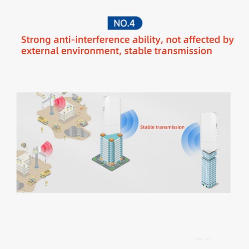 300Mbps 2.4G Wireless Ethernet Bridge Point To Point Outdoor Wireless Bridge - Afbeelding 15 van 24