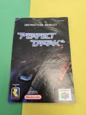 Perfect Dark - 2000 Nintendo 64 N64 - Instruction Manual