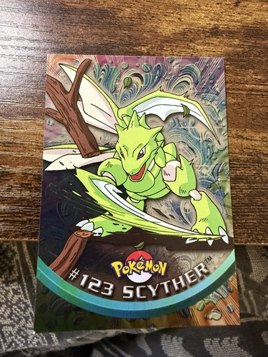 2000 Topps Chrome Series 2 - Pokemon Scyther #123 MP