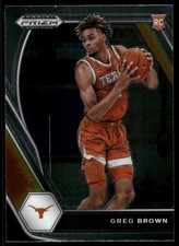 2021 Panini Prizm Draft Picks #27 Greg Brown III Texas Longhorns