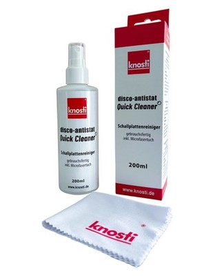 Knosti Disco-Antistat Quick Cleaner 200 ml incl Mikrofasertuch