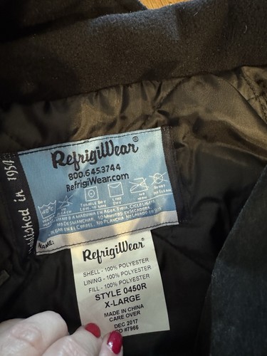 Refrigiwear Men's XL Black ChillBreaker Jacket Embroidered Restaurant Depot NWT - Picture 12 of 14