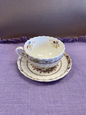 Spode Buttercup Teacup Copeland England Vintage Floral Tea Cup K