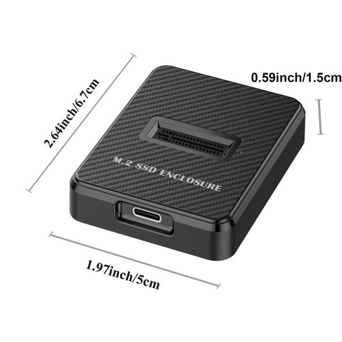 M.2 NVMe & SATA to USB C Dock Station Base M Key B+M Key Reader Adapter 10Gbps - Photo 2/8
