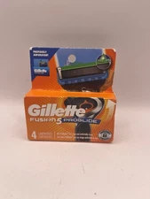 Gillette Fusion 5 ProGlide Razor Shave Cartridges - 4 Count With ProBlades New