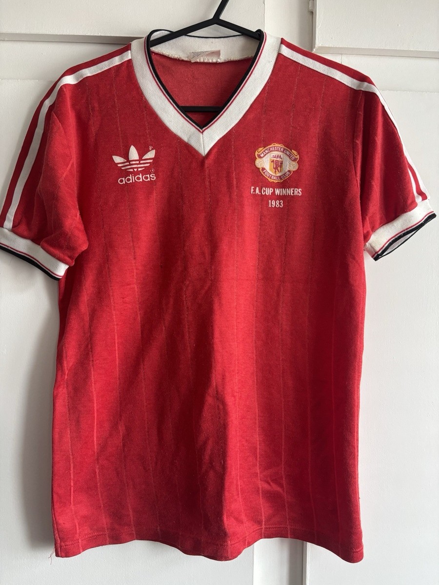 Manchester United ユニフォーム Original 1983 FA Cup Winners MANCHESTER UNITED Football Shirt | eBay