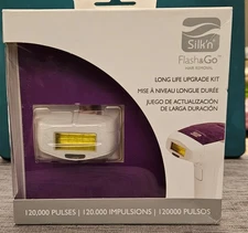 Silk'n Flash & Go Hair Removal Long Life Upgrade Kit 120,000 Pulses Refill NEW
