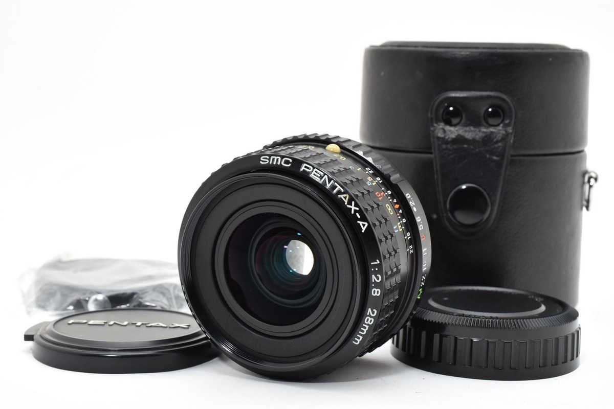 Top MINT w/case] SMC Pentax-A 28mm F2.8 MF Wide Angle Lens K Mount