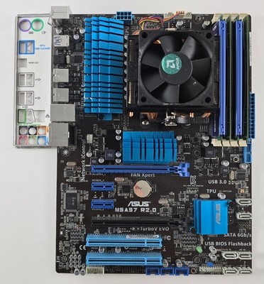 AMD FX 8350 + ASUS M5A97 R2.0 + 16GB DDR3 + CPU Kühler #Z140