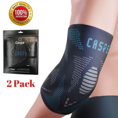2 Pcs Elbow Brace Compression Support Sleeve Fit Arthritis Tendonitis Joint Pain
