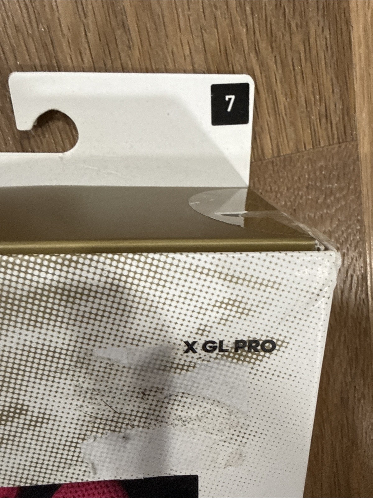 adidas X GL League Goal Keeper Gloves Adult Size 7 - Pink/Black thumbnail 2