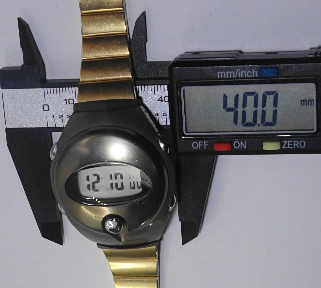 SEIKO Alba Spoon W626-4010 Gold Digital Watch Tested Rare | eBay