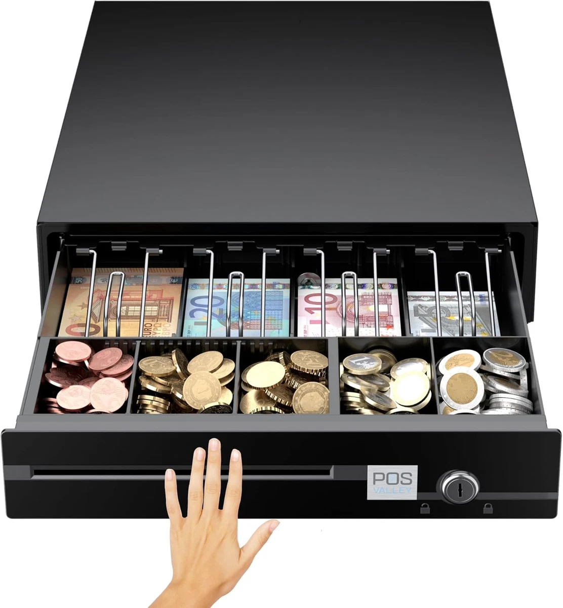 Cassetta Portachiavi Nera Da Muro Serratura E Doppia Chiave 20 Ganci Ingresso 73656508 - Foto 5