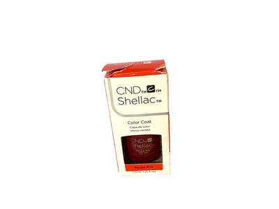CND Shellac Nail Polish Color Rouge Rite 0.25oz New Gel