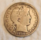 1900-O Barber Half Dollar coin Silver
