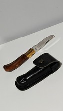Couteau de chasse Laguiole Bougna 1421 ancien collection avec étui cuir
